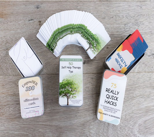 EVENT SPECIAL: The Entrepreneur’s Self-Care Card Bundle: 3 Decks for the Price of 2