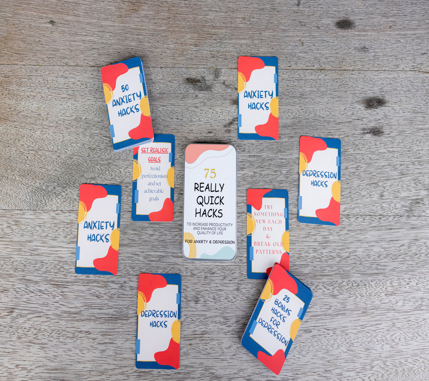 PRE-ORDER ONLY: 75 Really Quick Hacks for Anxiety & Depression